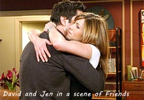 Jen Aniston didn't know about the wedding of David :/