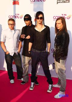 Tokio Hotel win an award in COMET 2010